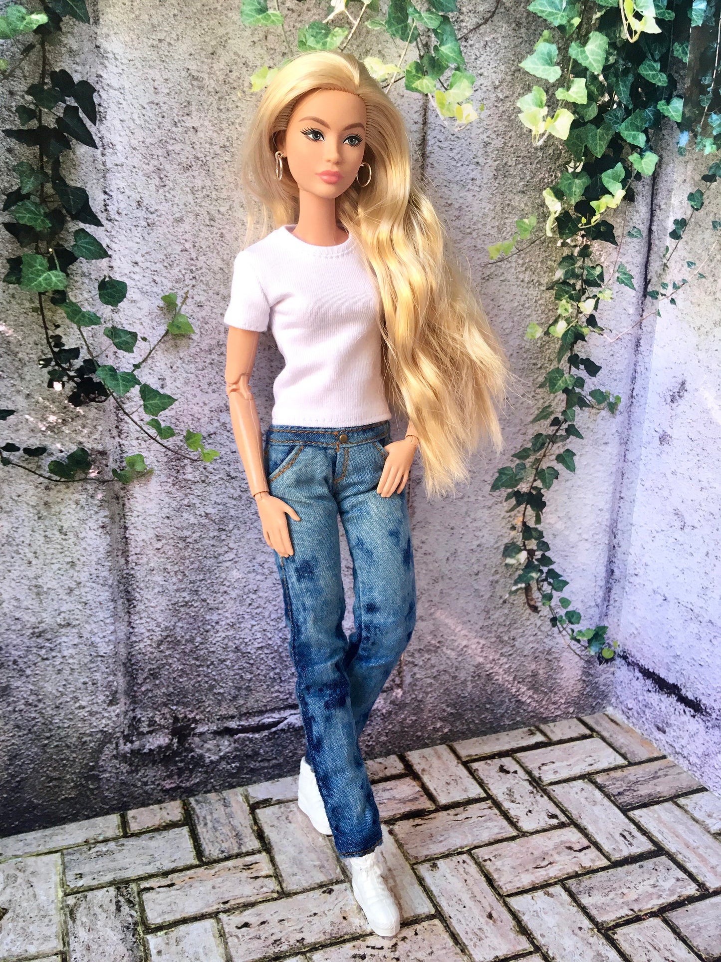 BQ-VITAL – Basic Short Sleeve T-shirt for 11.5" 1/6 Scale Fashion Dolls