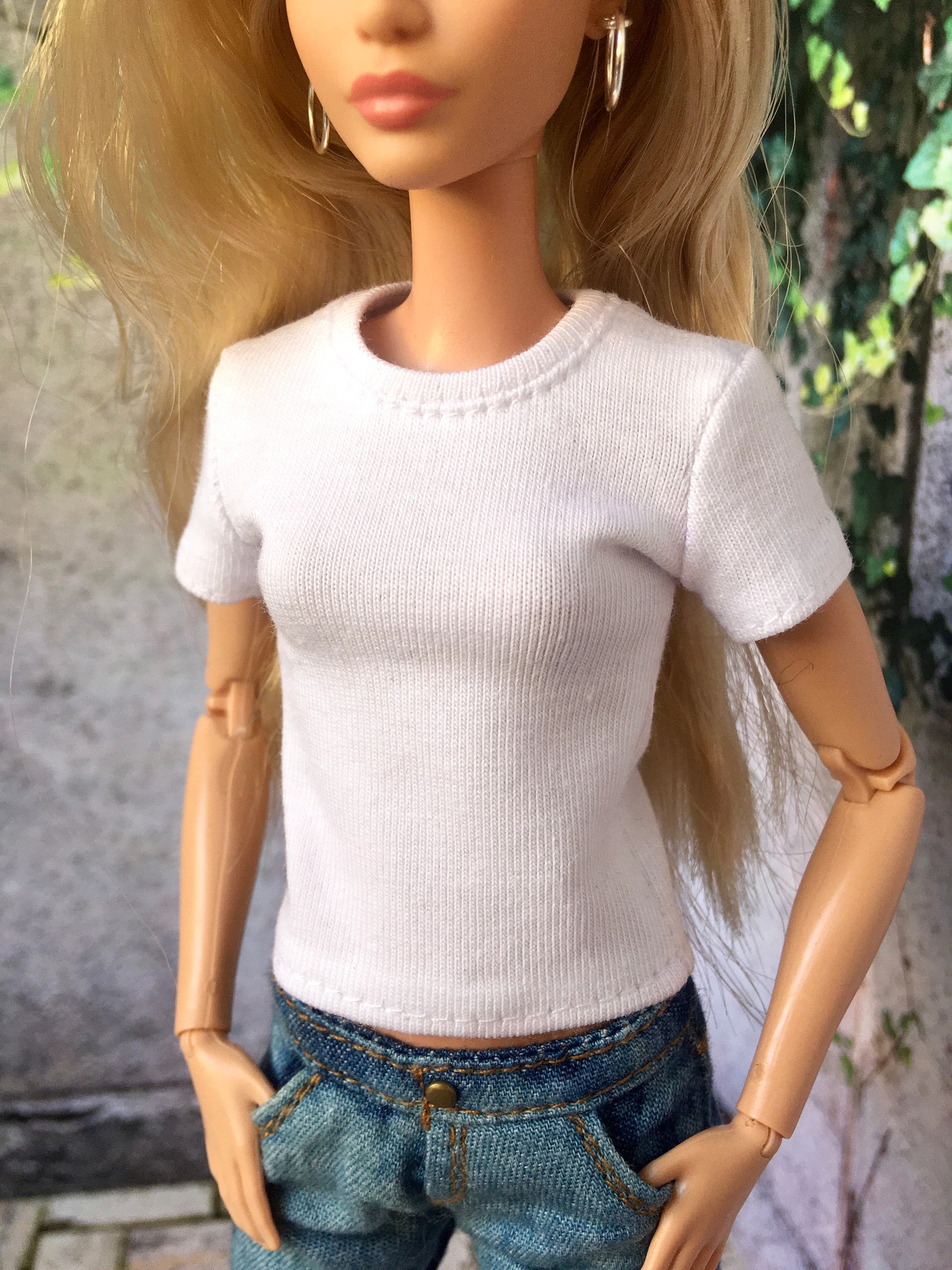 BQ-VITAL – Basic Short Sleeve T-shirt for 11.5" 1/6 Scale Fashion Dolls
