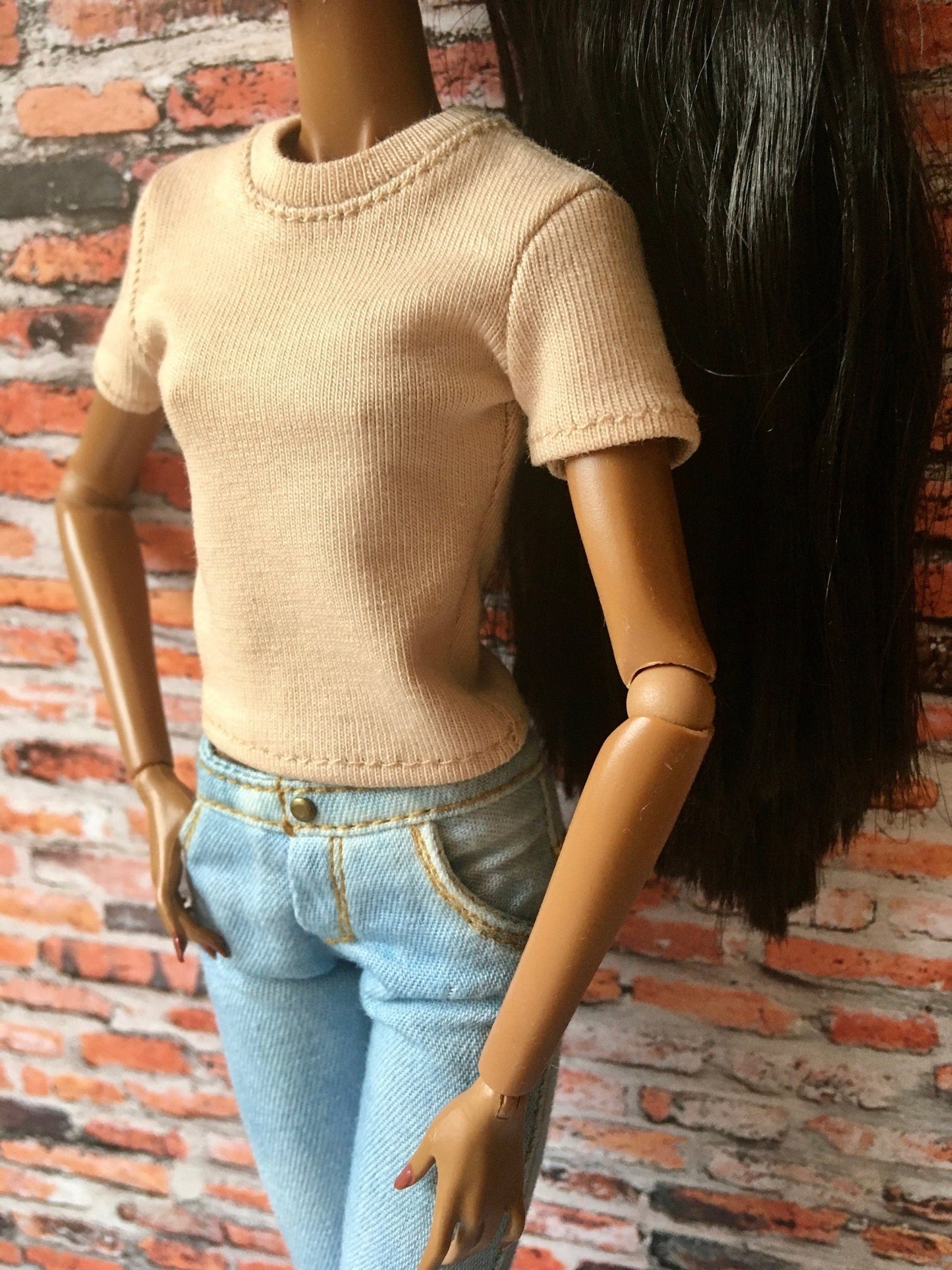 Vital Short Sleeve T-shirt for NuFace Integrity Toys Doll 12.5", many colors