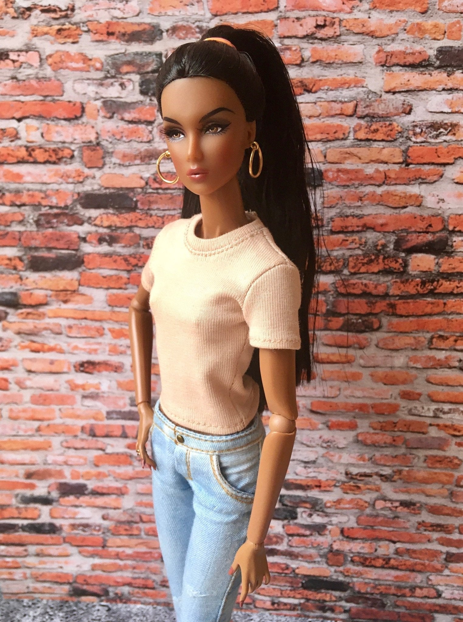 Vital Short Sleeve T-shirt for NuFace Integrity Toys Doll 12.5", many colors