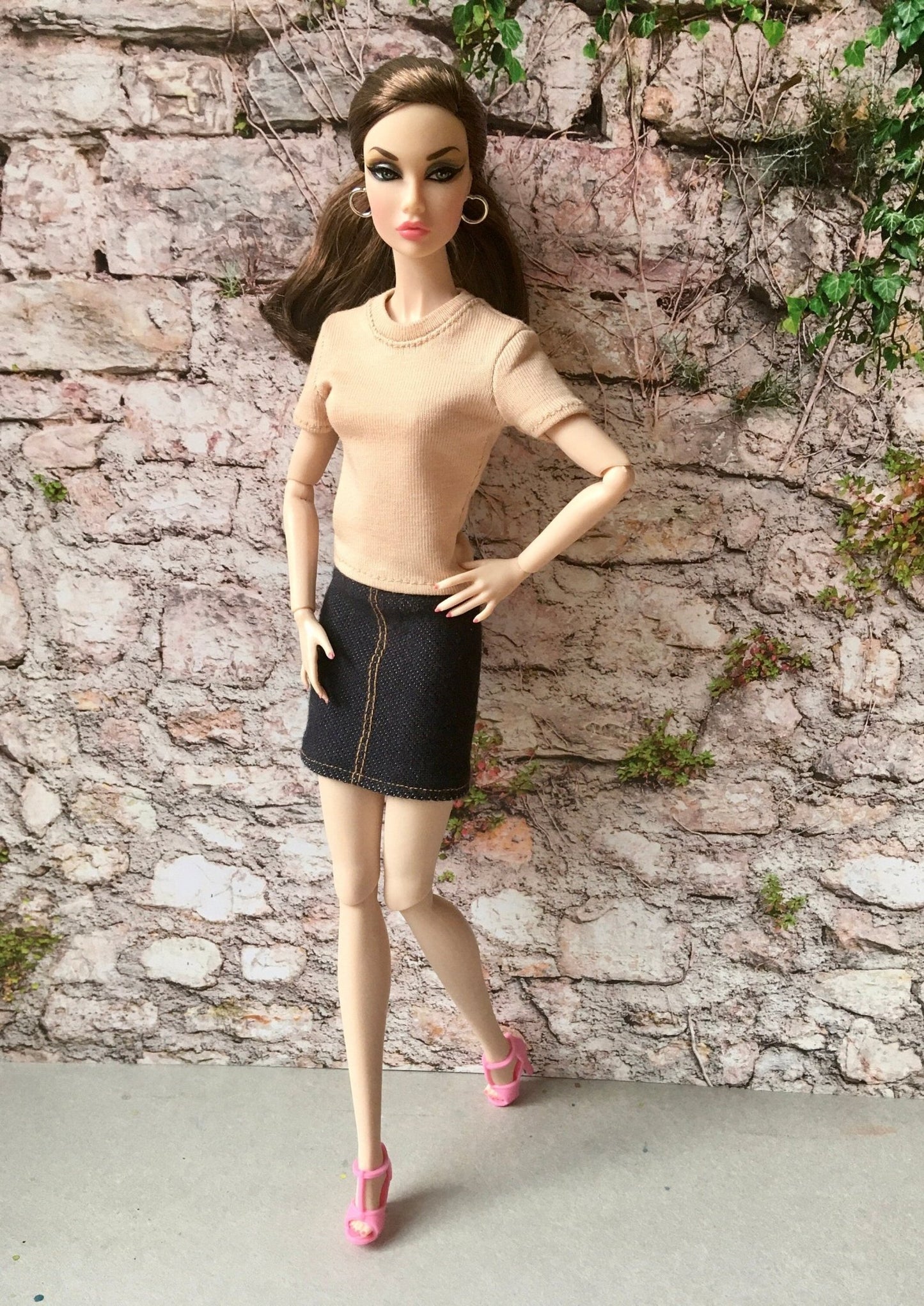 Vital Short Sleeve T-shirt for Poppy Parker Doll, many colors