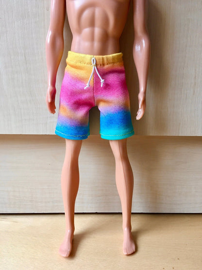 Beach Shorts for Ken Doll | Ken Doll Shorts - 2 color variations