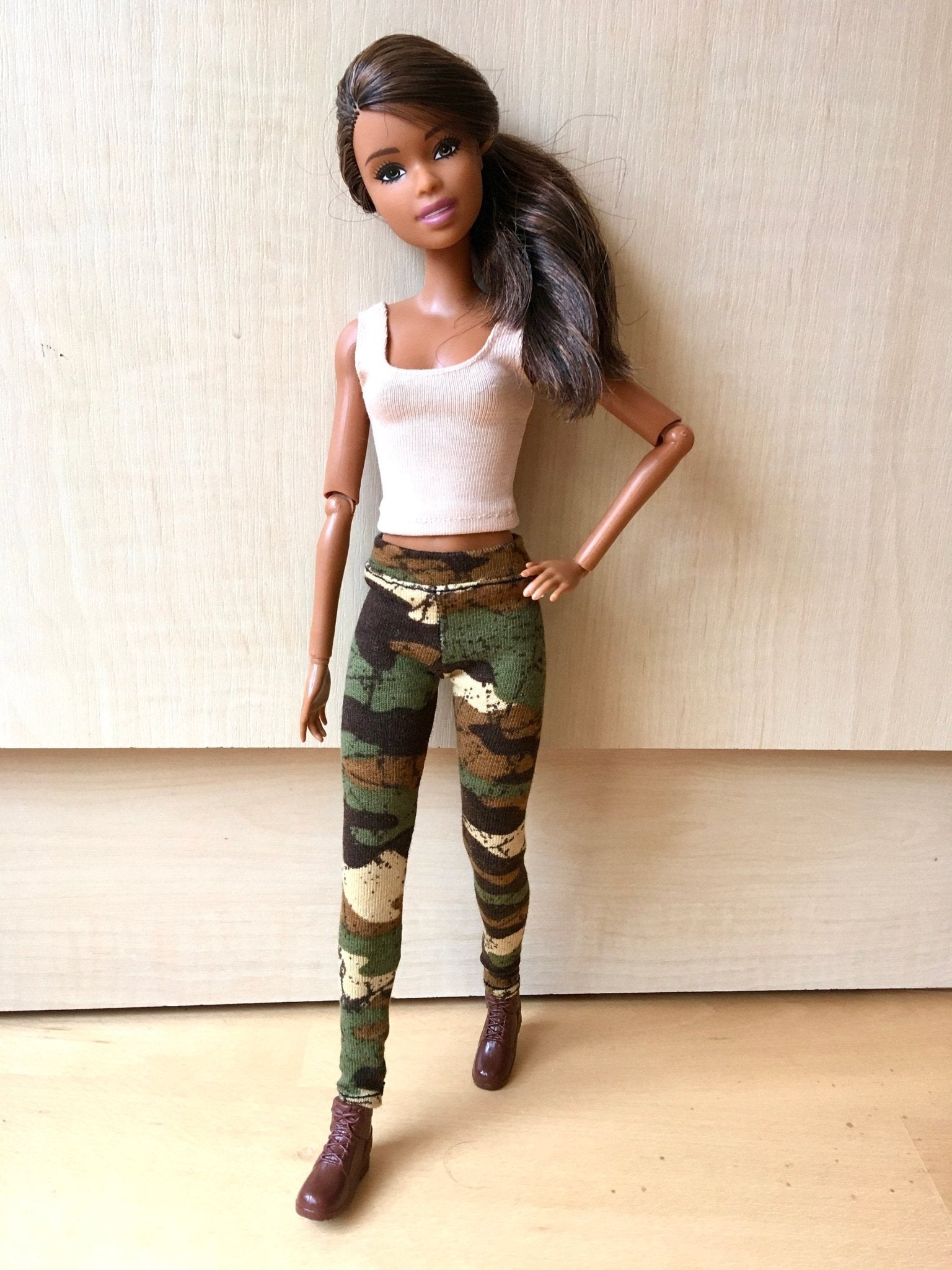 Blend Camouflage Long Leggings for Doll 1/6-scale, 11.5 Inch