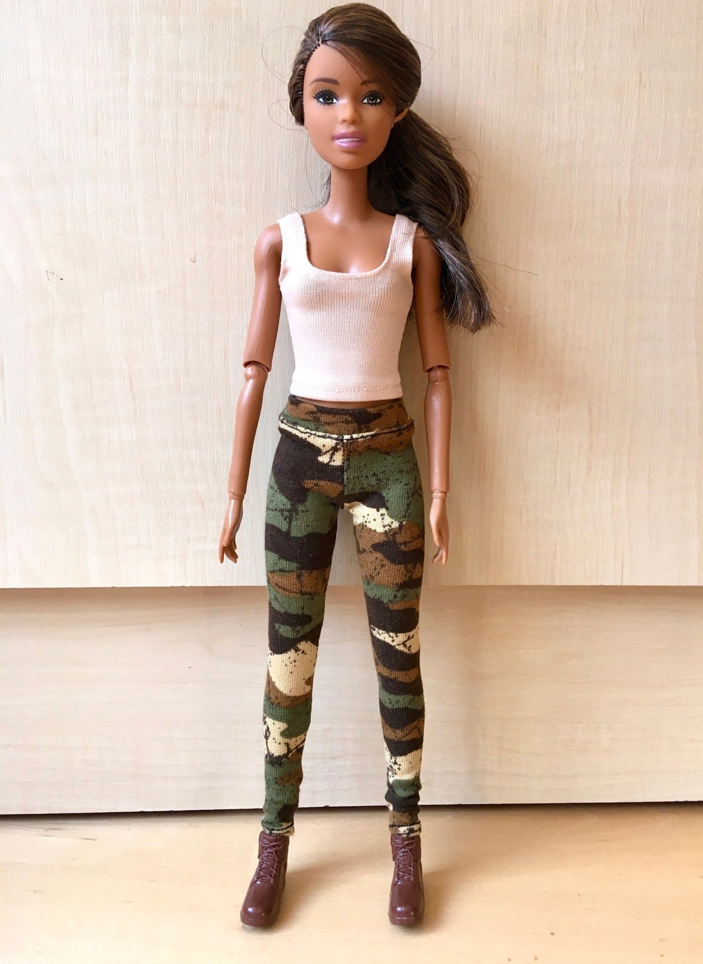 Blend Camouflage Long Leggings for Doll 1/6-scale, 11.5 Inch