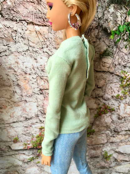 BQ-BASE – Crew Neck T-Shirt for 11.5" 1/6 Scale Fashion Dolls