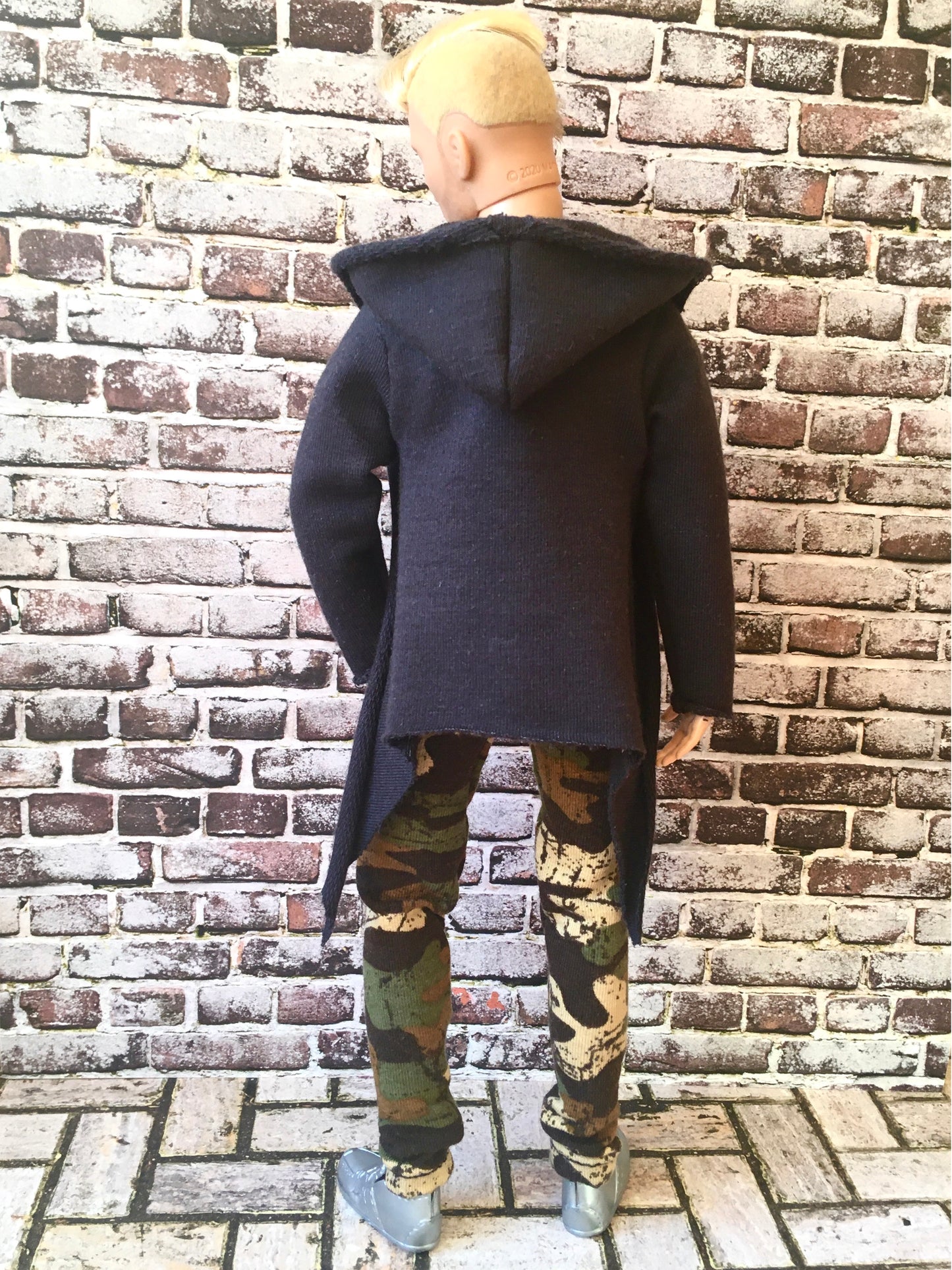BQ-COMFY – Casual Hoodie Cardigan for 12" 1/6 Scale Ken Dolls - www.bouutique.com