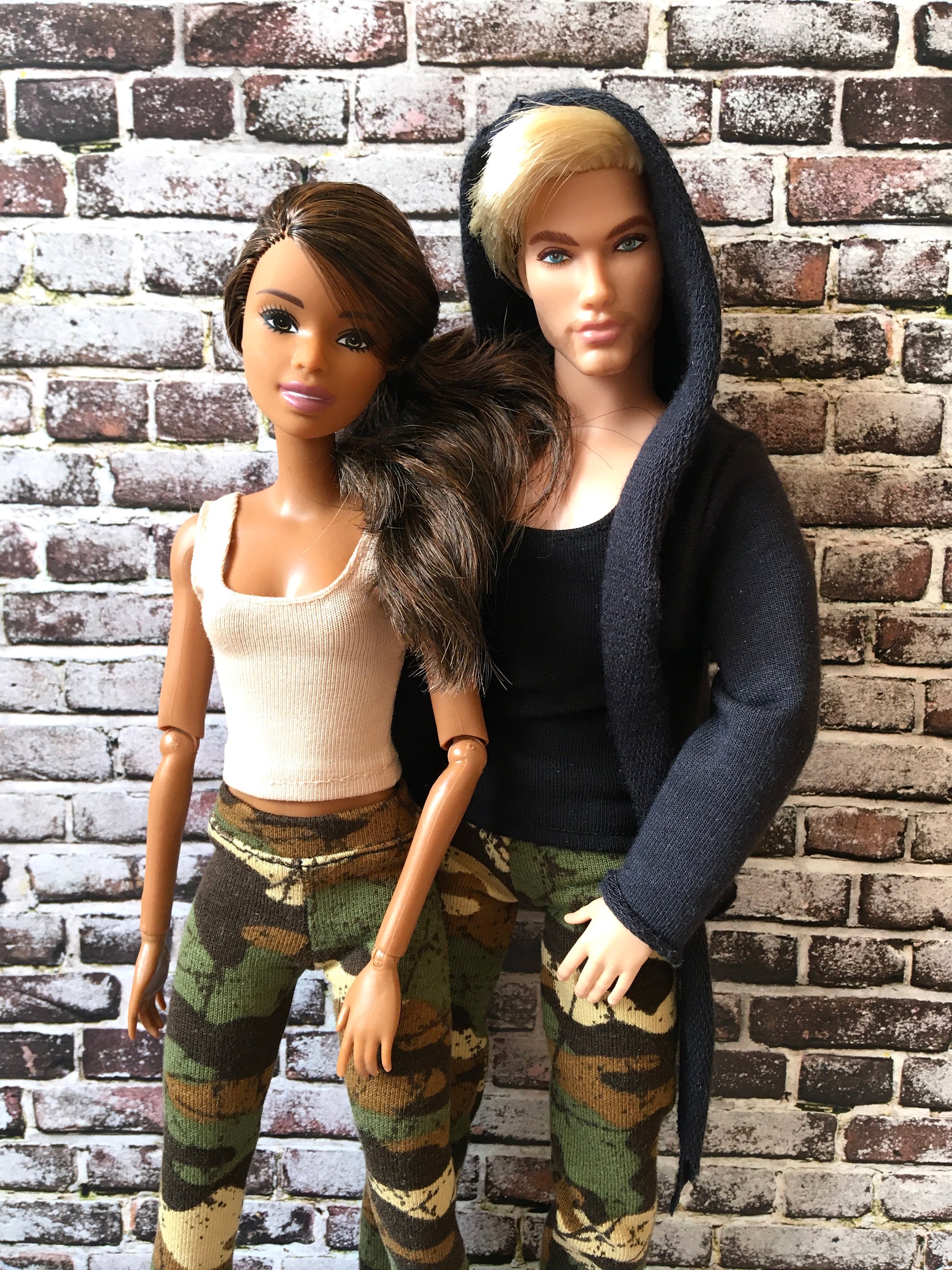 BQ-COMFY – Casual Hoodie Cardigan for 12" 1/6 Scale Ken Dolls - www.bouutique.com