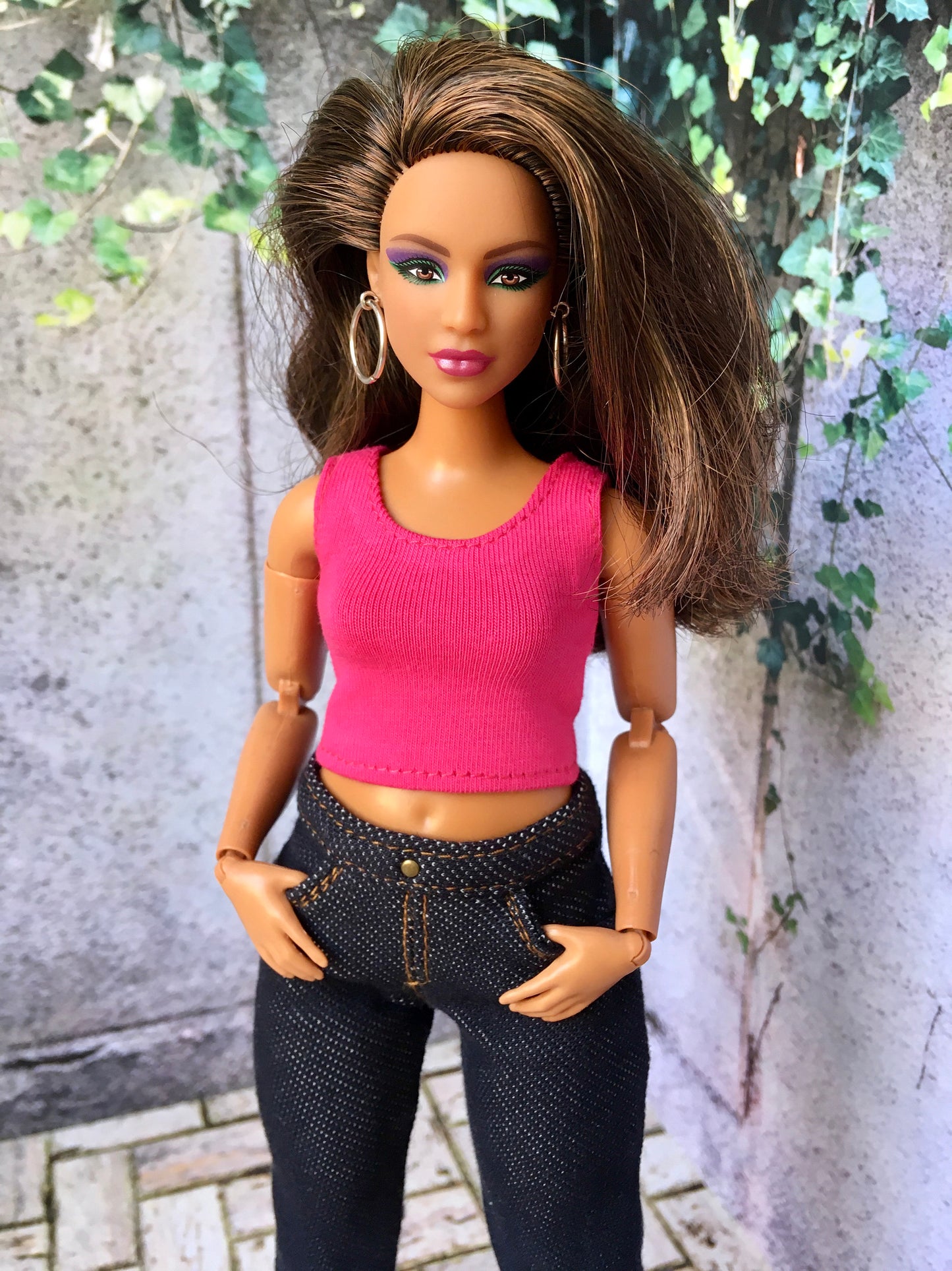 BQ-CORE – Basic Tank Top for 11" 1/6 Scale Curvy Dolls (Multiple Colors)