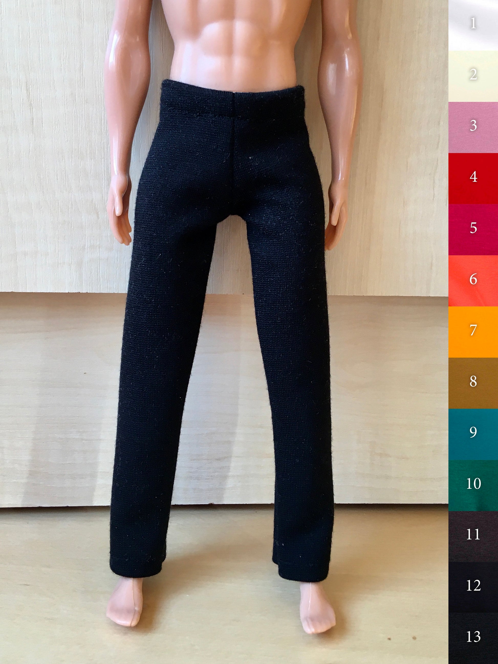 BQ-DREX – Classic Sweatpants for 12" 1/6 Scale Ken Dolls