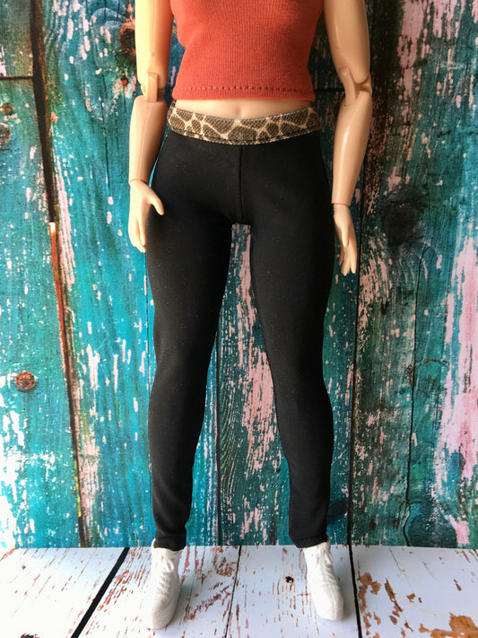 BQ-EDGE – Safari Waistband Leggings for 11" 1/6 Scale Curvy Fashion Dolls