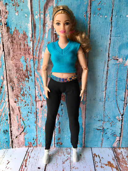BQ-EDGE – Spectrum Waistband Leggings for 11" 1/6 Scale Curvy Fashion Dolls