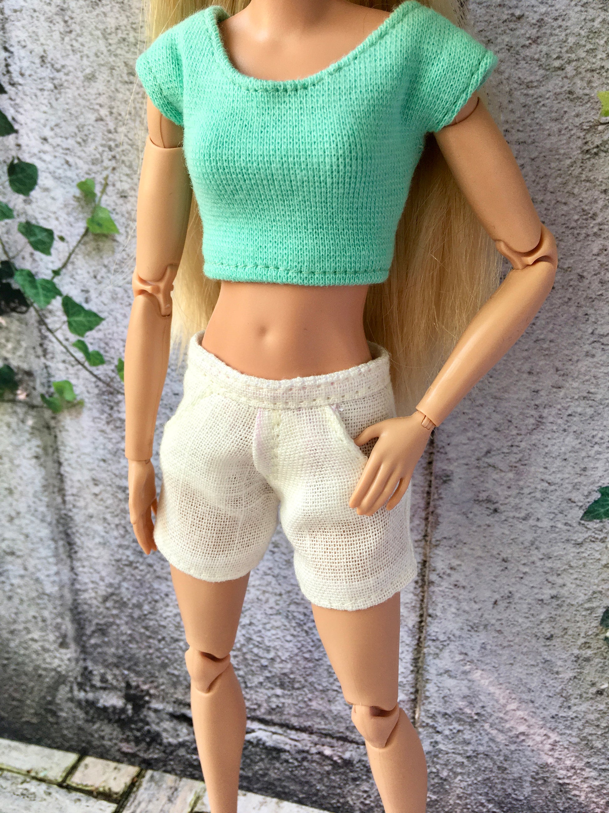 BQ-ESSENTIAL – Crop T-Shirt for 11.5" 1/6 Scale Fashion Dolls