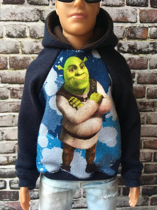 BQ-INFINITE – Funny Print Hoodie for 12" 1/6 Scale Ken Dolls - www.bouutique.com