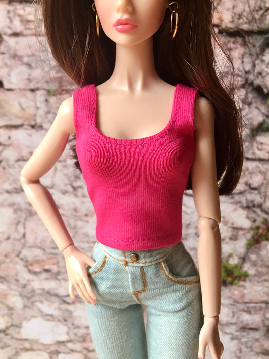 BQ-POWER – Basic Tank Top for 12" 1/6 Scale Fashion Dolls