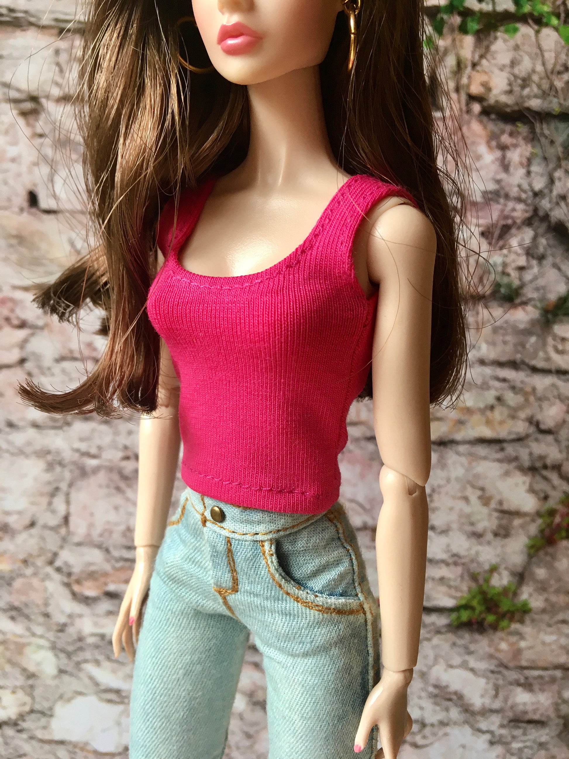 BQ-POWER – Basic Tank Top for 12" 1/6 Scale Fashion Dolls