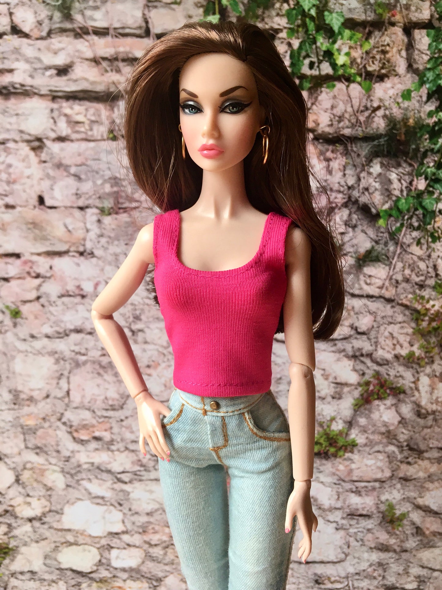 BQ-POWER – Basic Tank Top for 12" 1/6 Scale Fashion Dolls