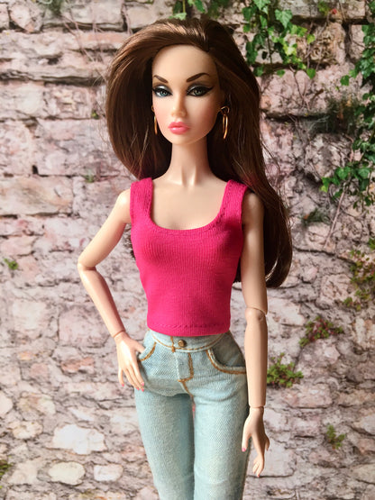 BQ-POWER – Basic Tank Top for 12" 1/6 Scale Fashion Dolls