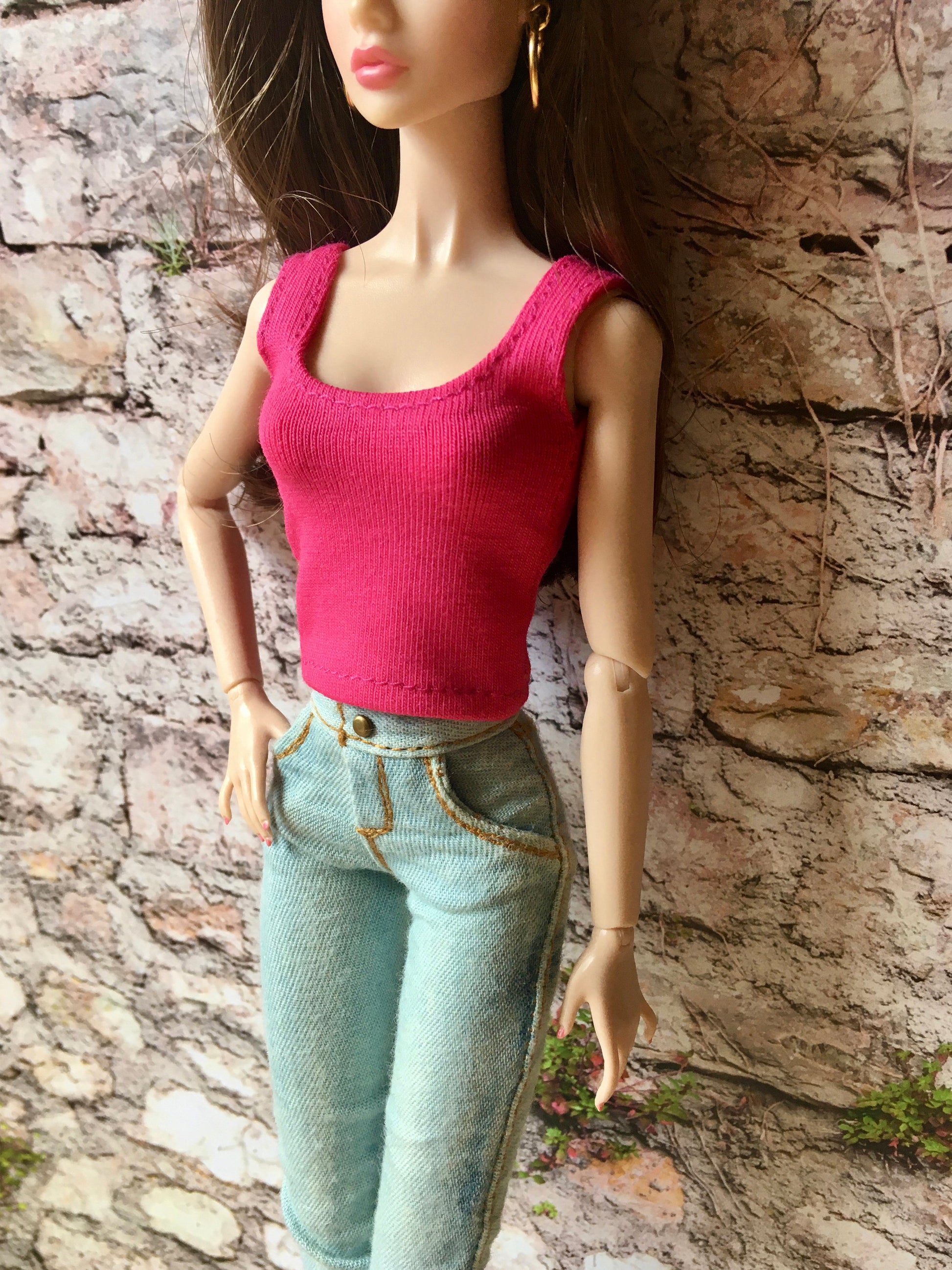 BQ-POWER – Basic Tank Top for 12" 1/6 Scale Fashion Dolls