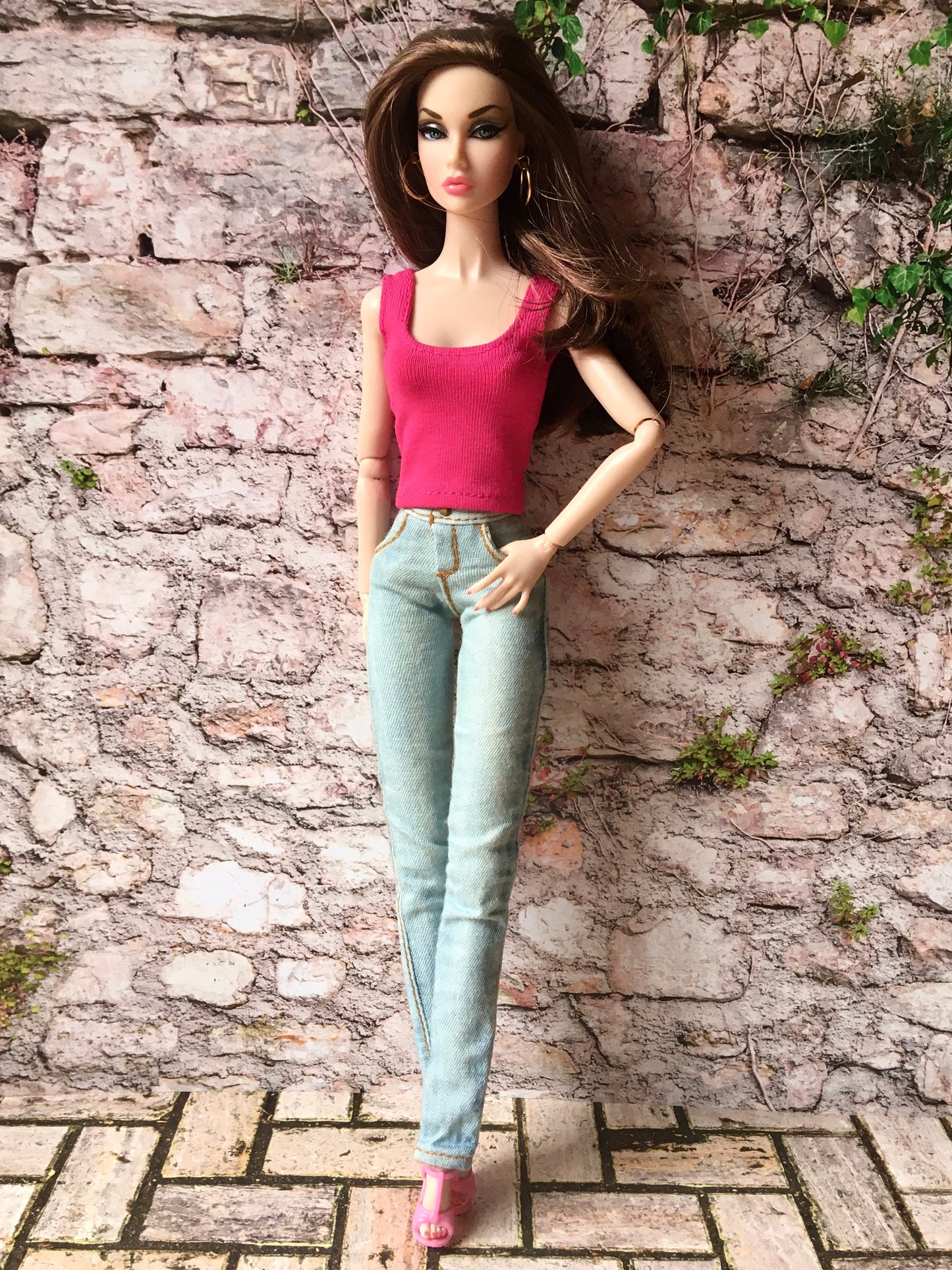 BQ-POWER – Basic Tank Top for 12" 1/6 Scale Fashion Dolls