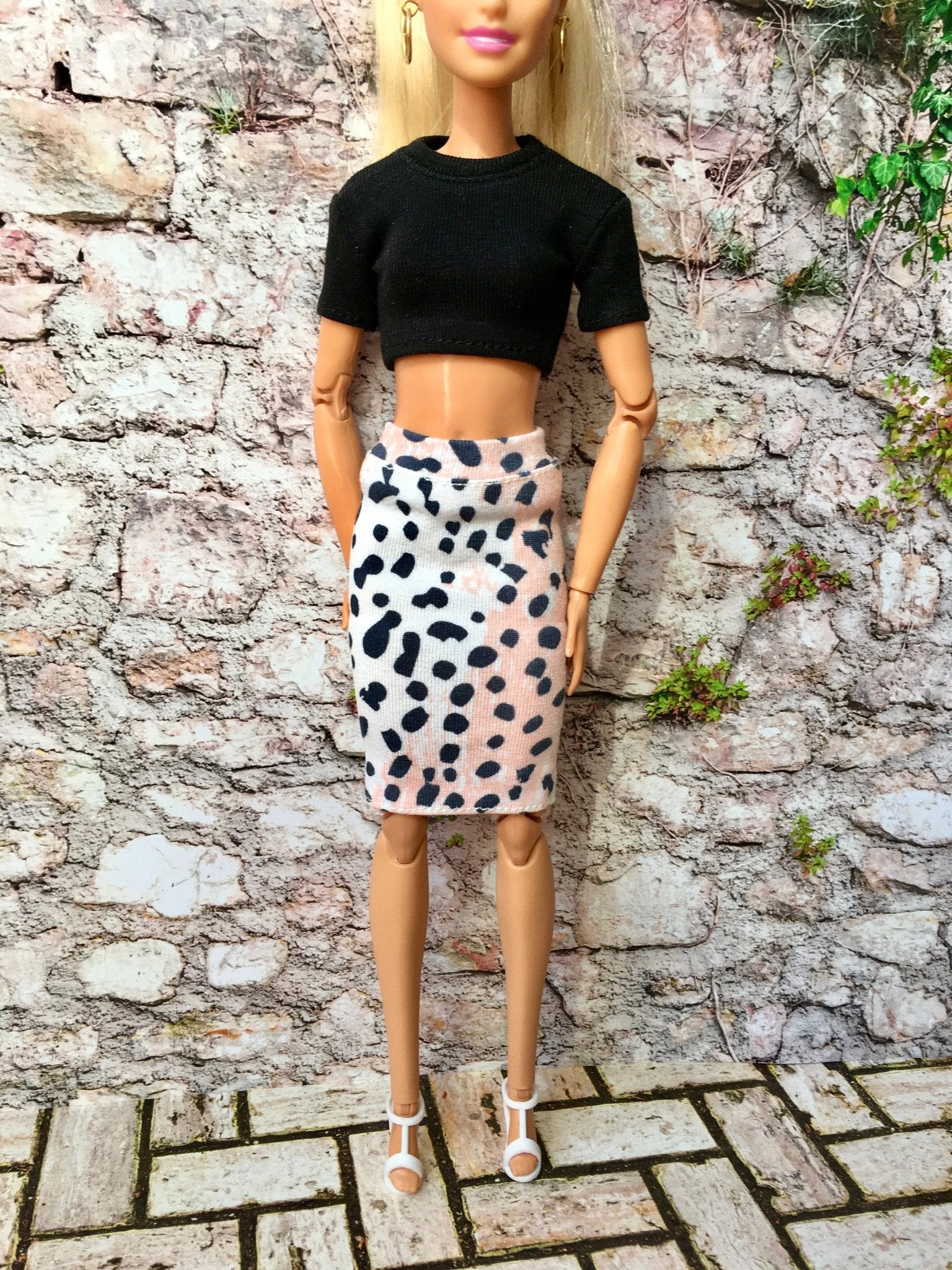 BQ-SAVANA – Leopard Print Tube Skirt for 11.5" 1/6 Scale Fashion Dolls - www.bouutique.com