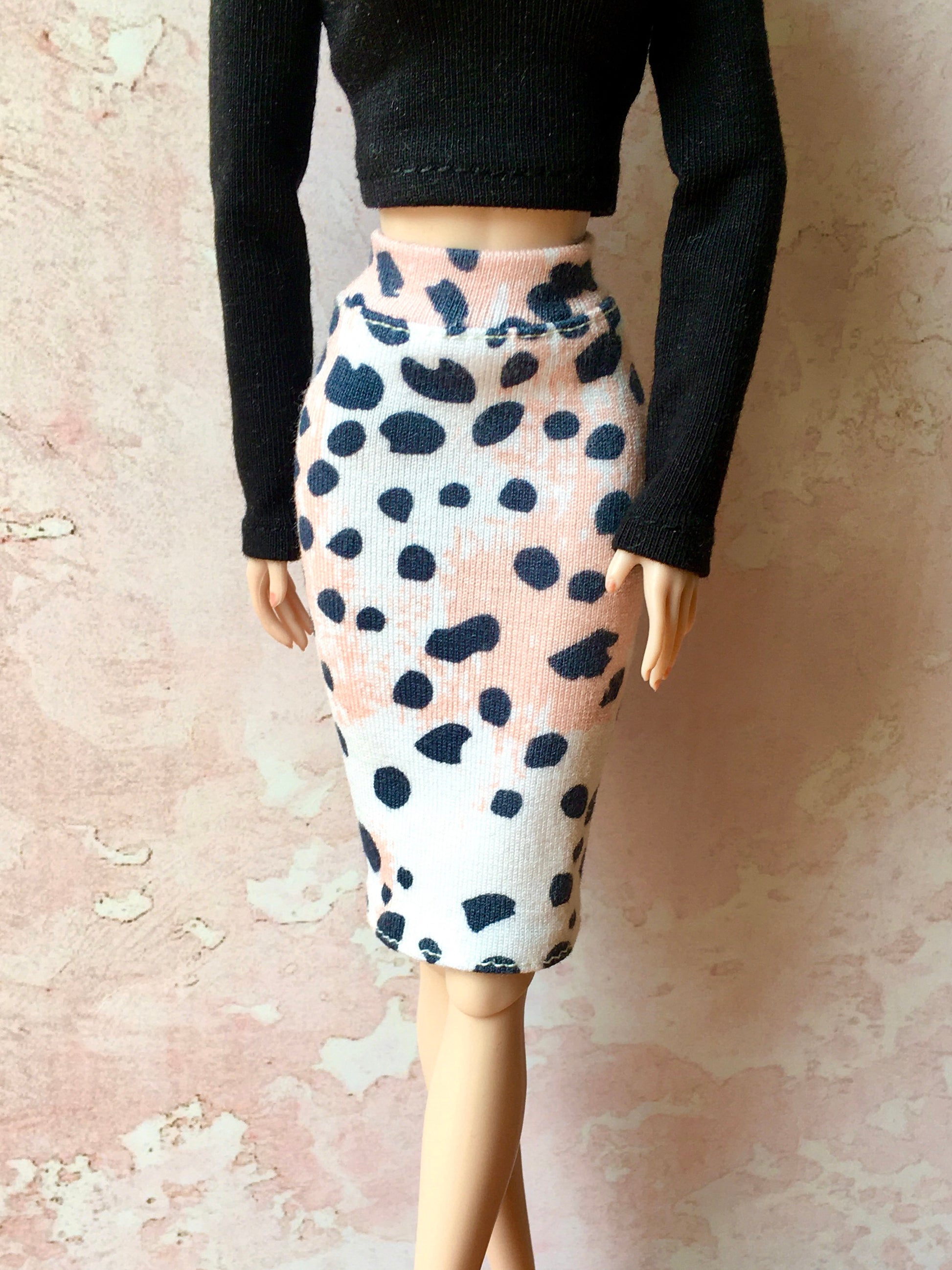 BQ-SAVANA – Leopard Print Tube Skirt for 12" 1/6 Scale Fashion Dolls - www.bouutique.com