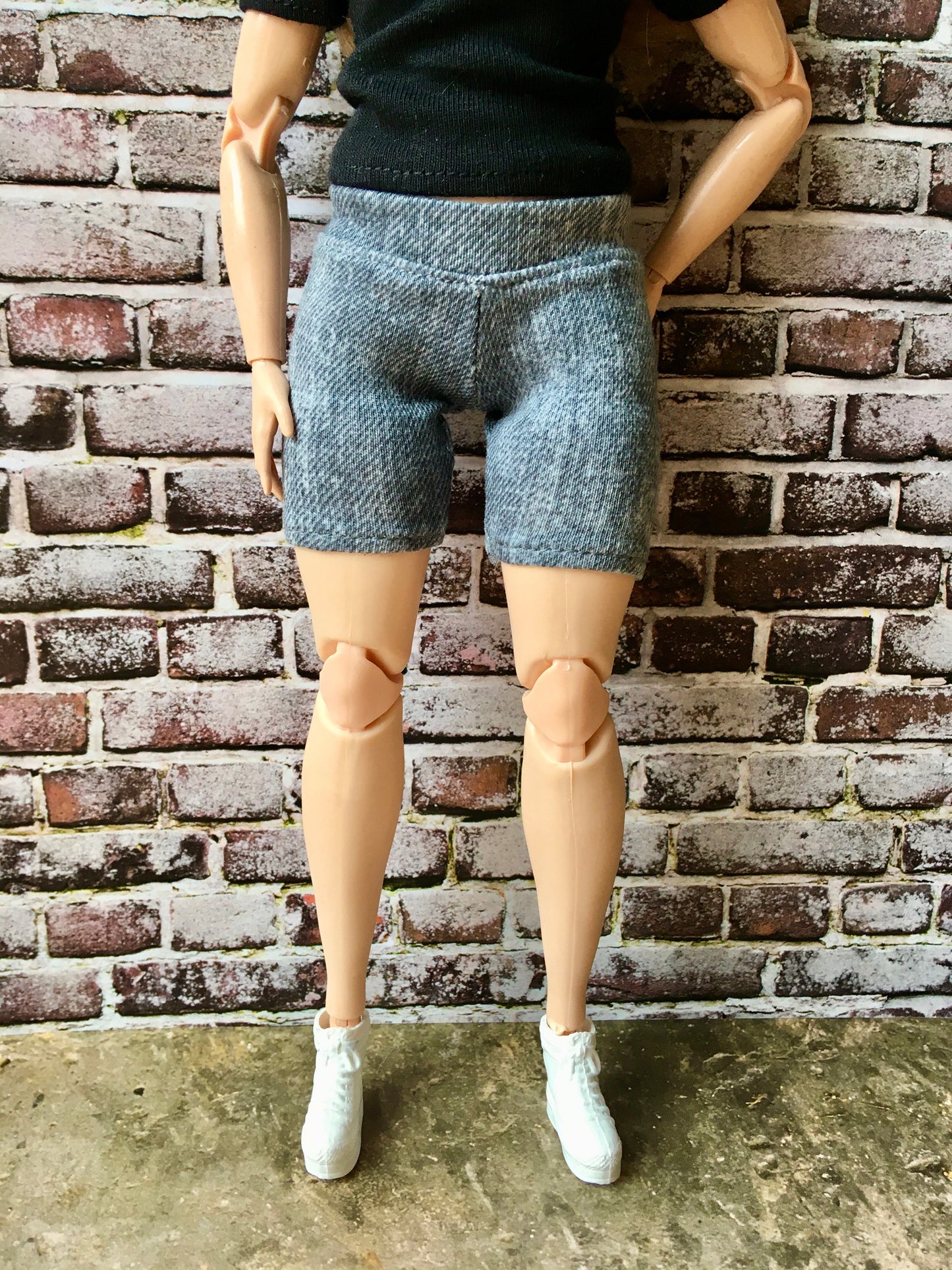 BQ-SLATE – Cycling Shorts for 11" 1/6 Scale Curvy Fashion Dolls - www.bouutique.com