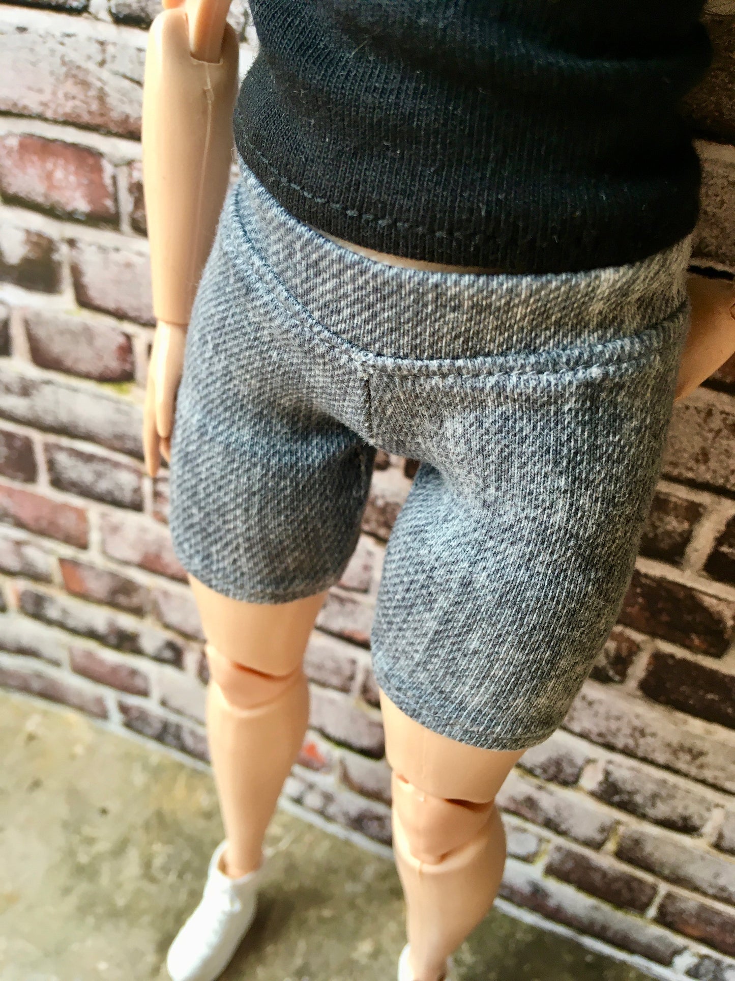 BQ-SLATE – Cycling Shorts for 11" 1/6 Scale Curvy Fashion Dolls - www.bouutique.com