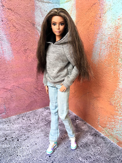 BQ-SOLID – Basic Hoodie for 11.5" 1/6 Scale Fashion Dolls