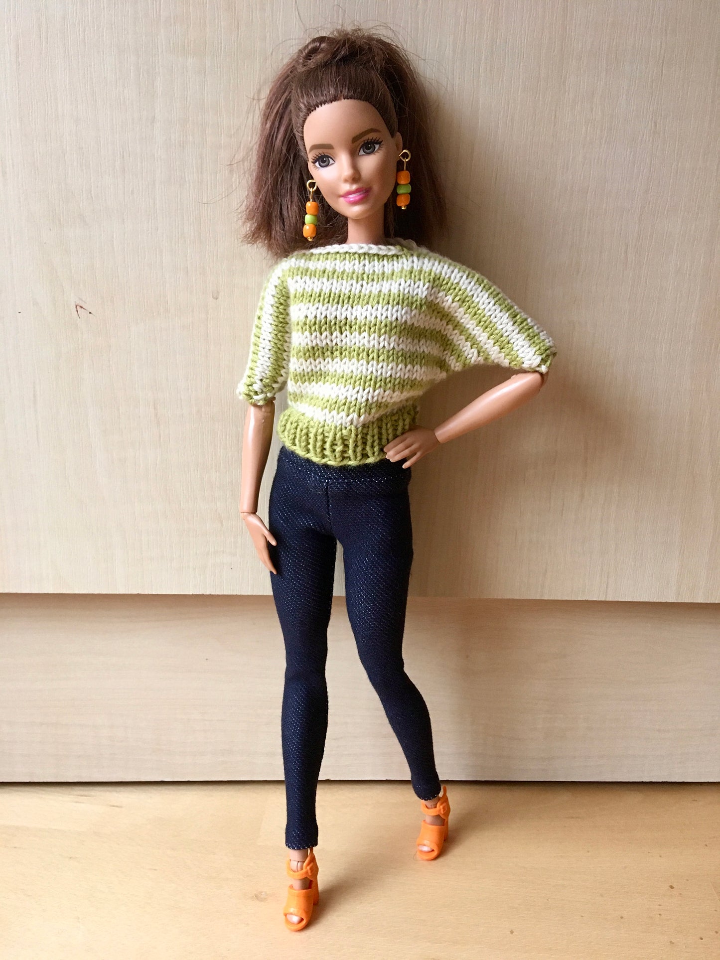 BQ-TINGE – Stretch Jeggings for 11.5" 1/6 Scale Fashion Dolls