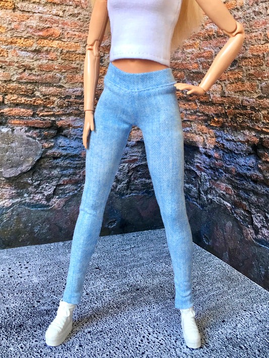 BQ-TINGE – Stretch Jeggings for 11.5" 1/6 Scale Fashion Dolls