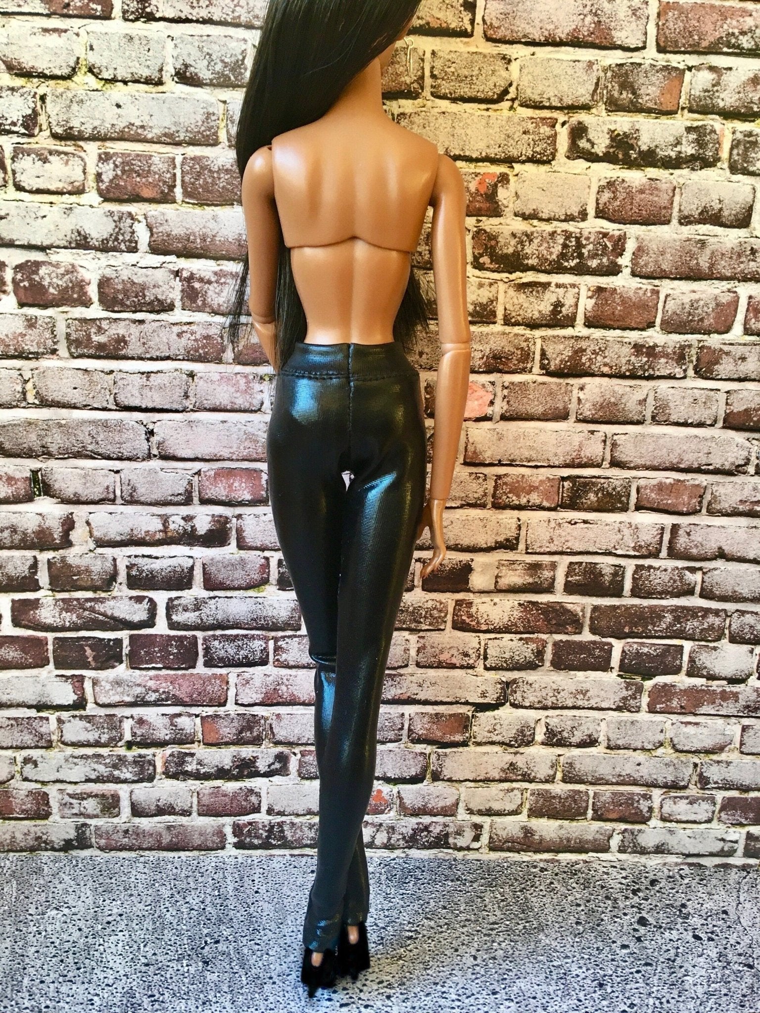 BQ-VIPER – Faux Leather Leggings for 12.5" 1/6 Scale Fashion Dolls - www.bouutique.com
