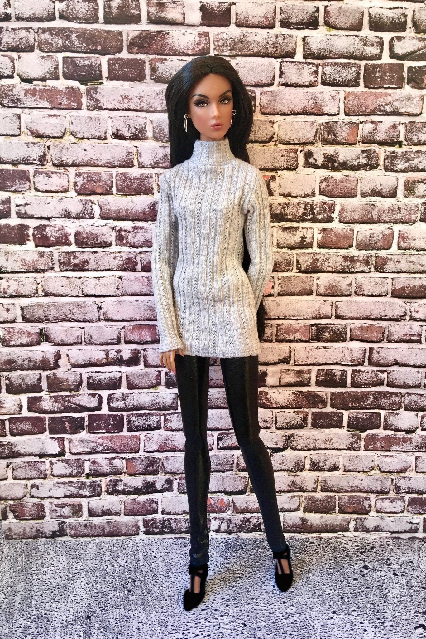 BQ-VIPER – Faux Leather Leggings for 12.5" 1/6 Scale Fashion Dolls - www.bouutique.com