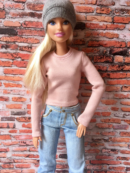 BQ-VITAL – Long Sleeve T-Shirt for 11.5" 1/6 Scale Fashion Dolls - www.bouutique.com