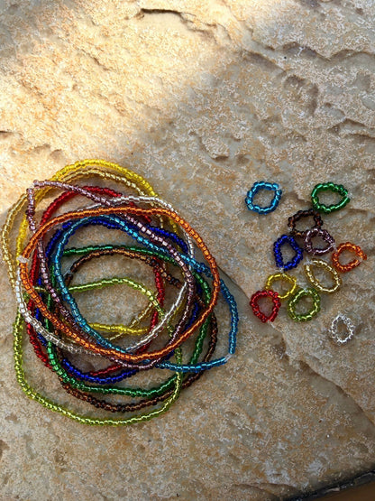 Seed Unicolor Beads Set (necklace + bracelet) for Dolls 1/6-scale, 12"