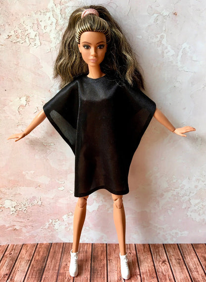 Drape Hairdressing Cape for Doll 1/6-scale, 11.5 Inch
