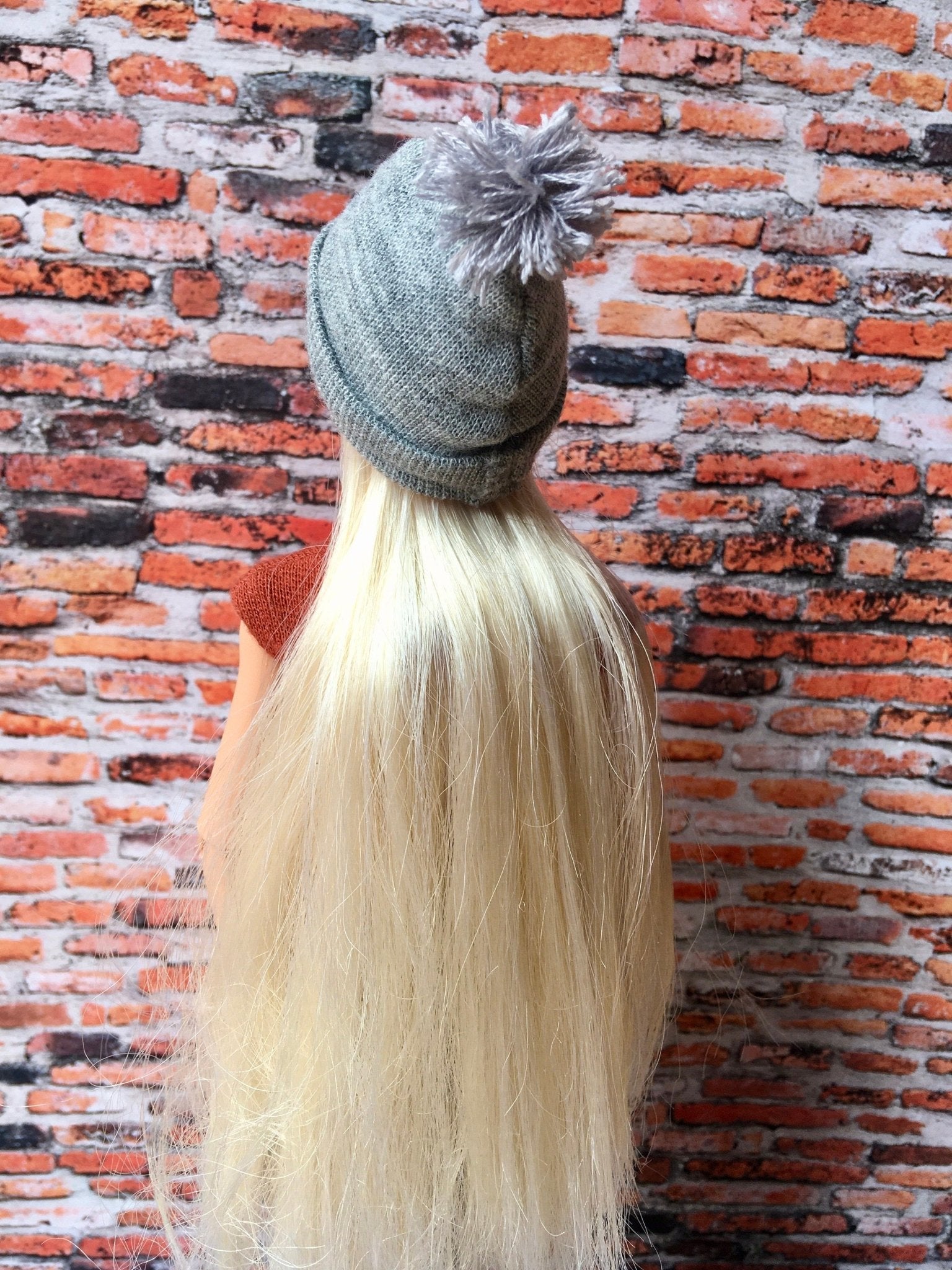 Chill Pom Pom Beanie Cap for Dolls 1/6-scale, Poppy Parker, NuFace, many colors