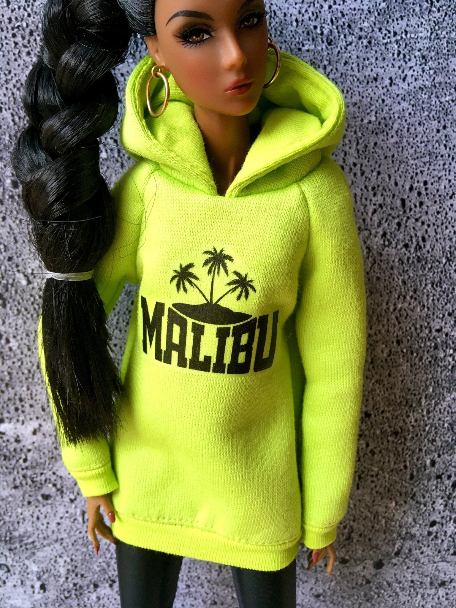 Covah Malibu-Print Hoodie Dress for NuFace Integrity Toys Doll 12.5"