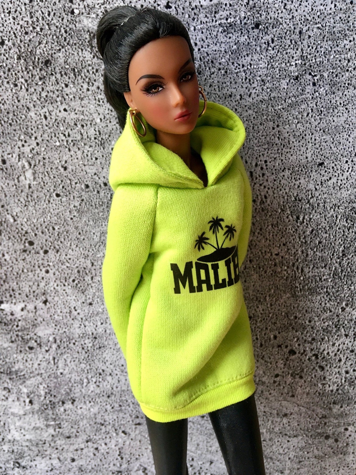 Covah Malibu-Print Hoodie Dress for NuFace Integrity Toys Doll 12.5"