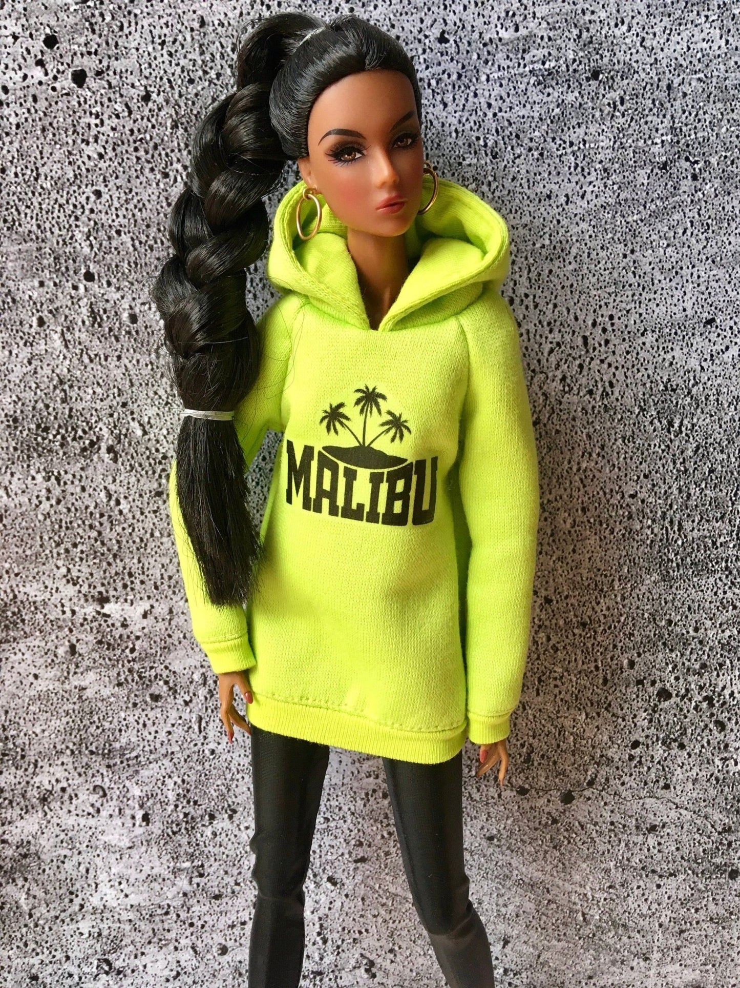 Covah Malibu-Print Hoodie Dress for NuFace Integrity Toys Doll 12.5"
