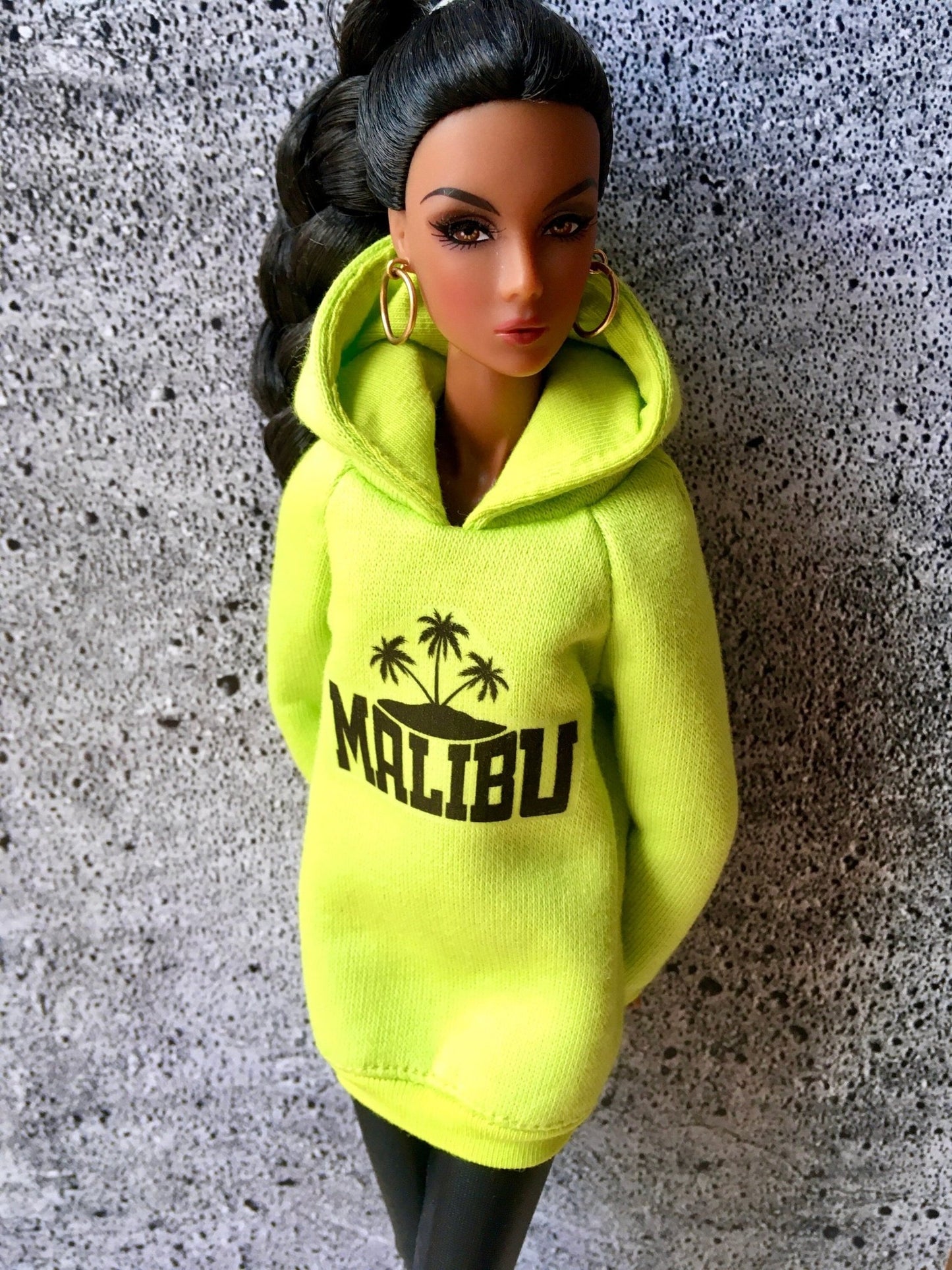 Covah Malibu-Print Hoodie Dress for NuFace Integrity Toys Doll 12.5" 
