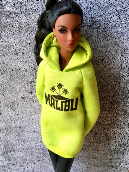Covah Malibu-Print Hoodie Dress for NuFace Integrity Toys Doll 12.5" 