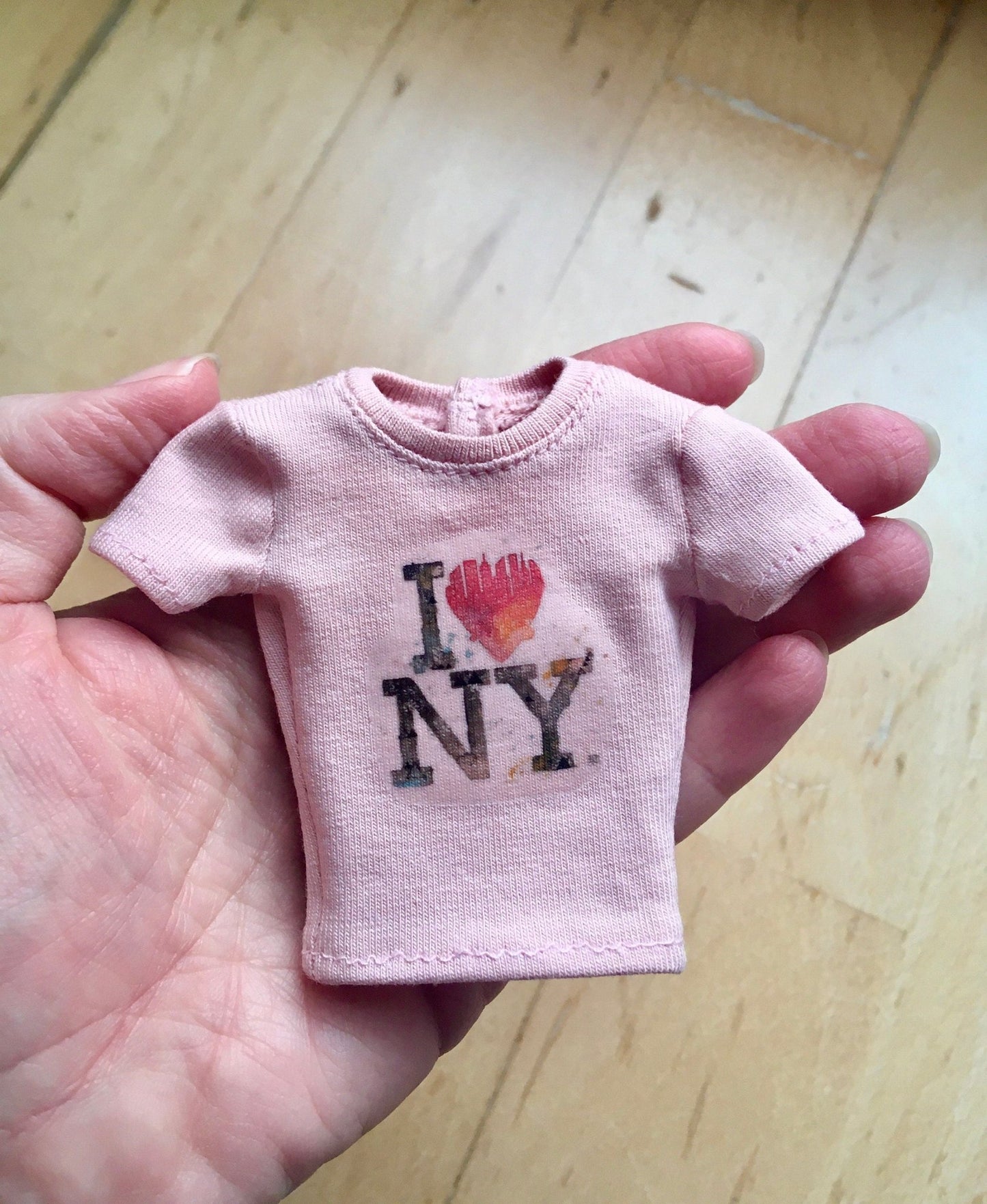 Vital Print T-shirt "I Love NY" Design for Poppy Parker Doll, many colors