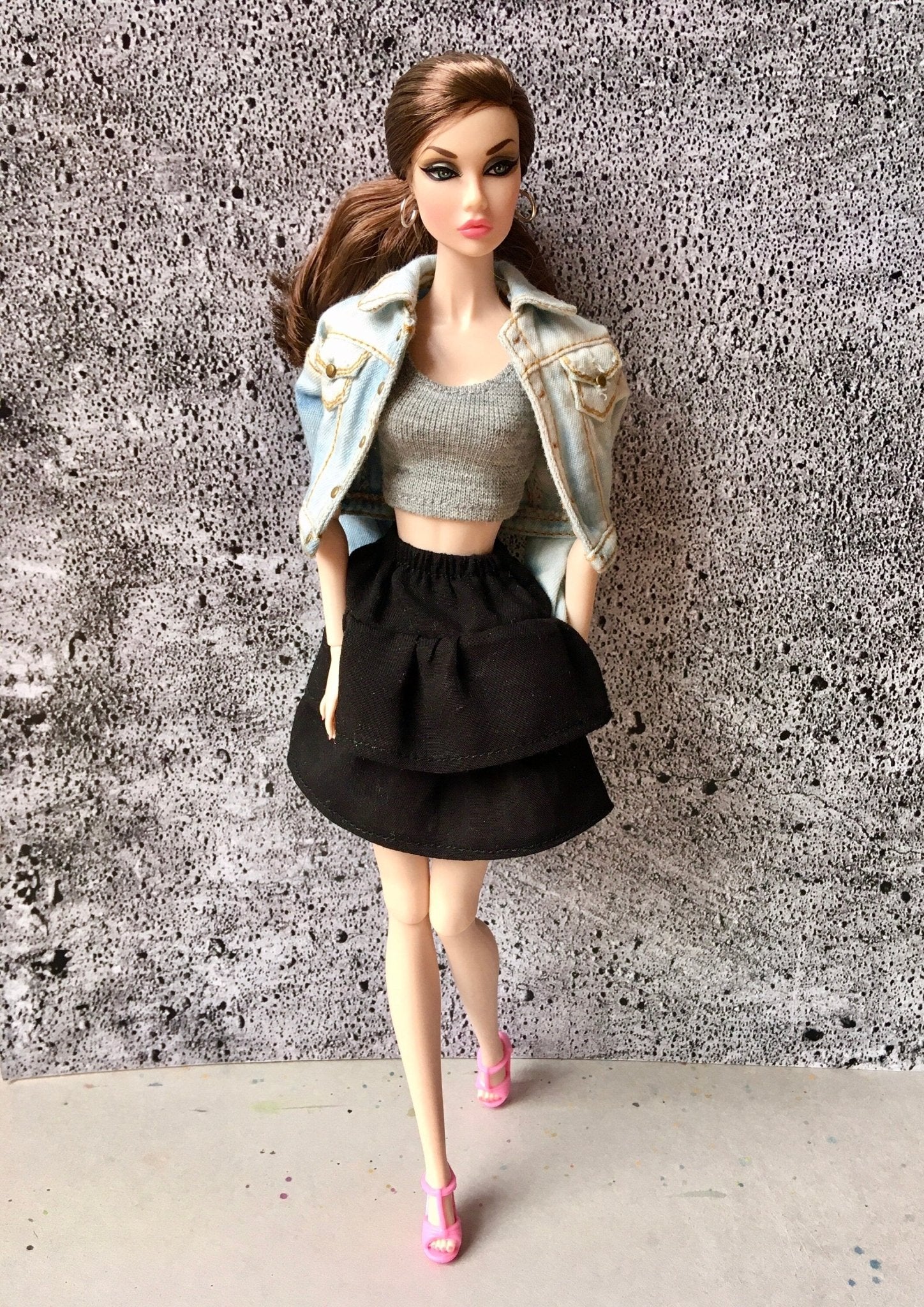 Flounce Tiered Ruffle Skirt for Poppy Parker Doll